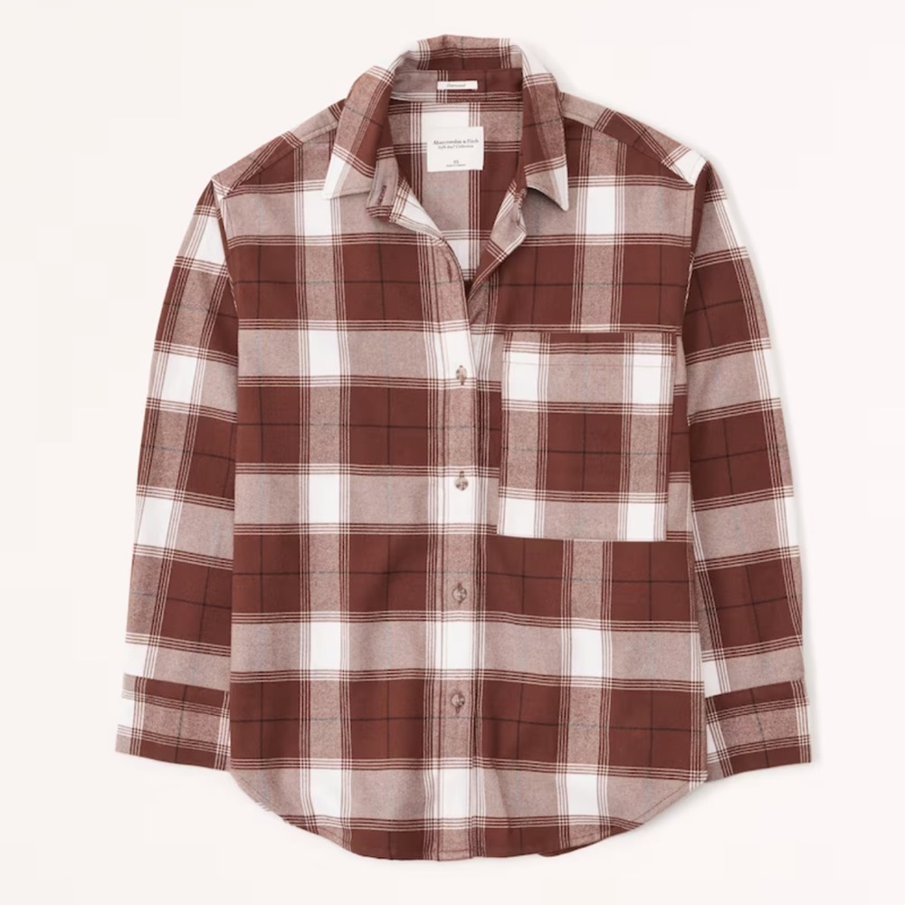 Abercrombie Oversized Flannel Shirt